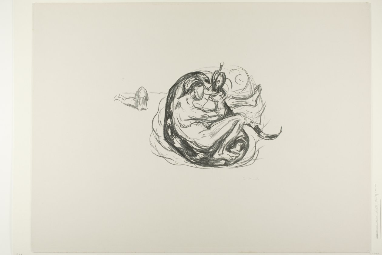 The Serpent is Killed by Edvard Munch