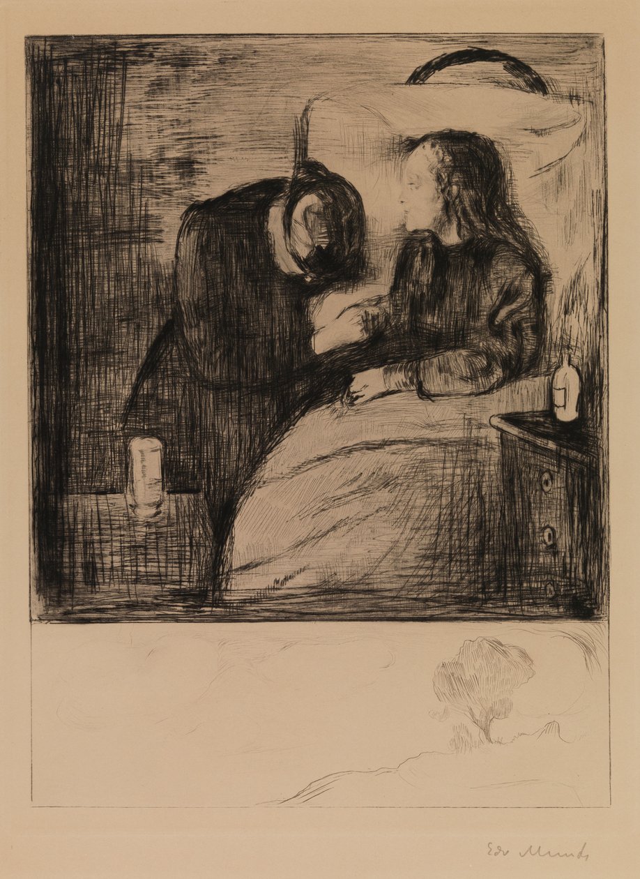 The Sick Child by Edvard Munch