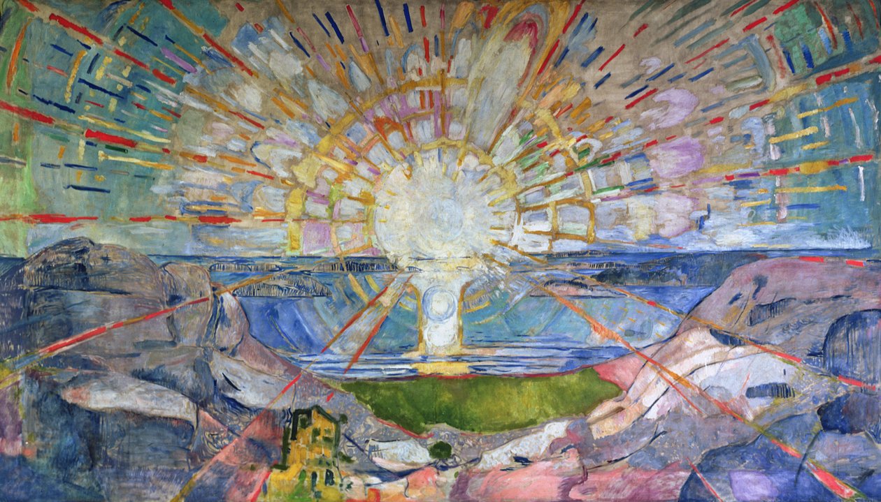 The Sun by Edvard Munch