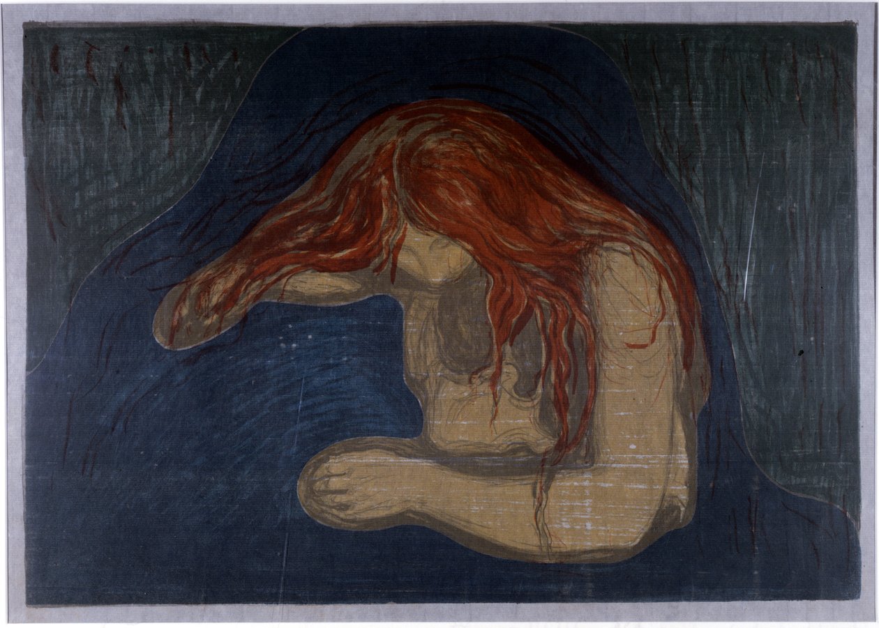 Edvard Munch Vampire Ii EDVARD MUNCH (1863 1944), Vampyr II (Vampire