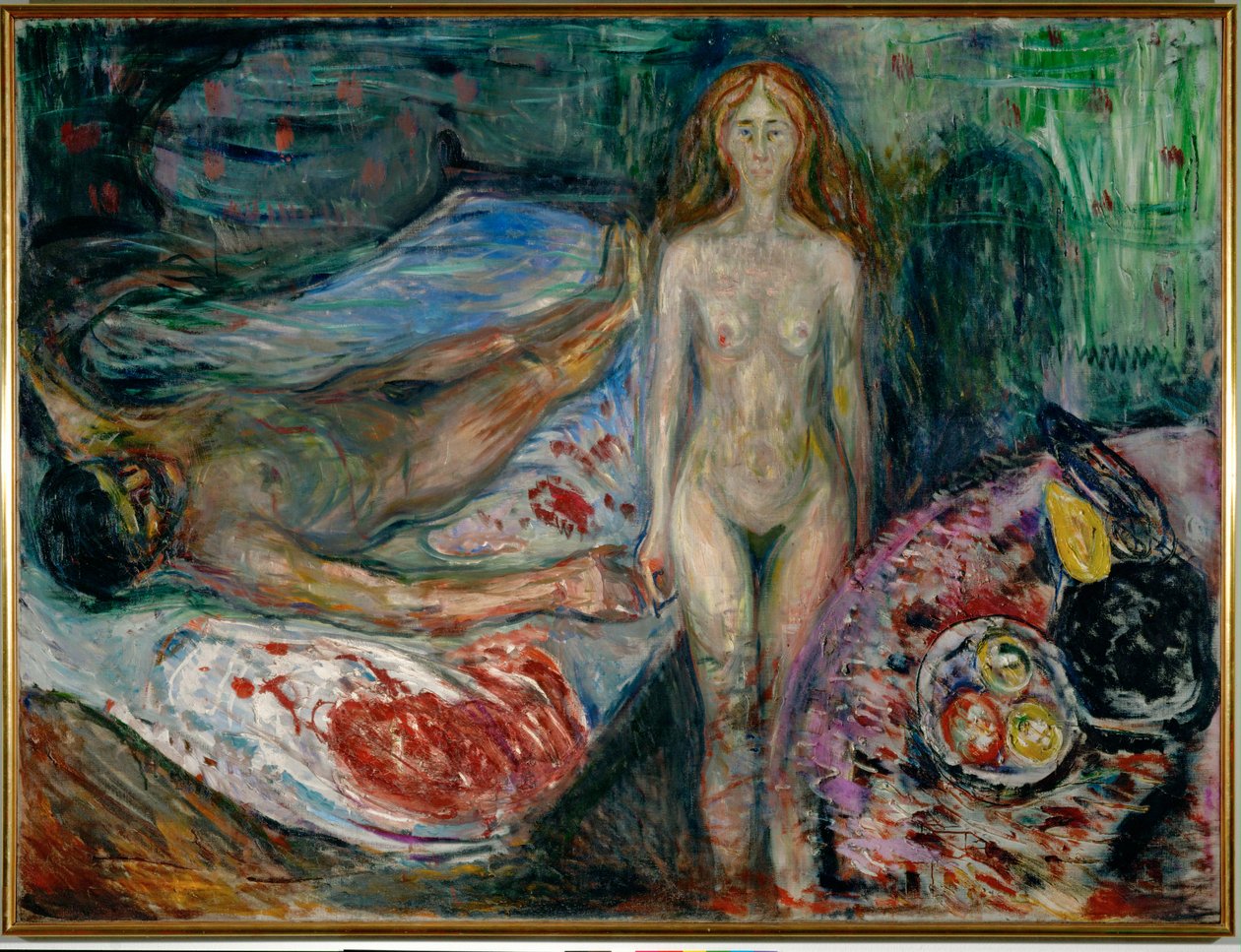 The Death of Marat by Edvard Munch