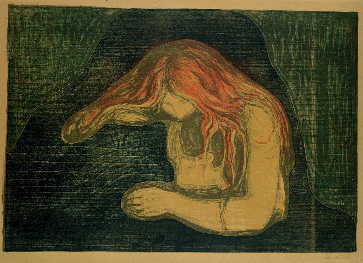 Vampire by Edvard Munch