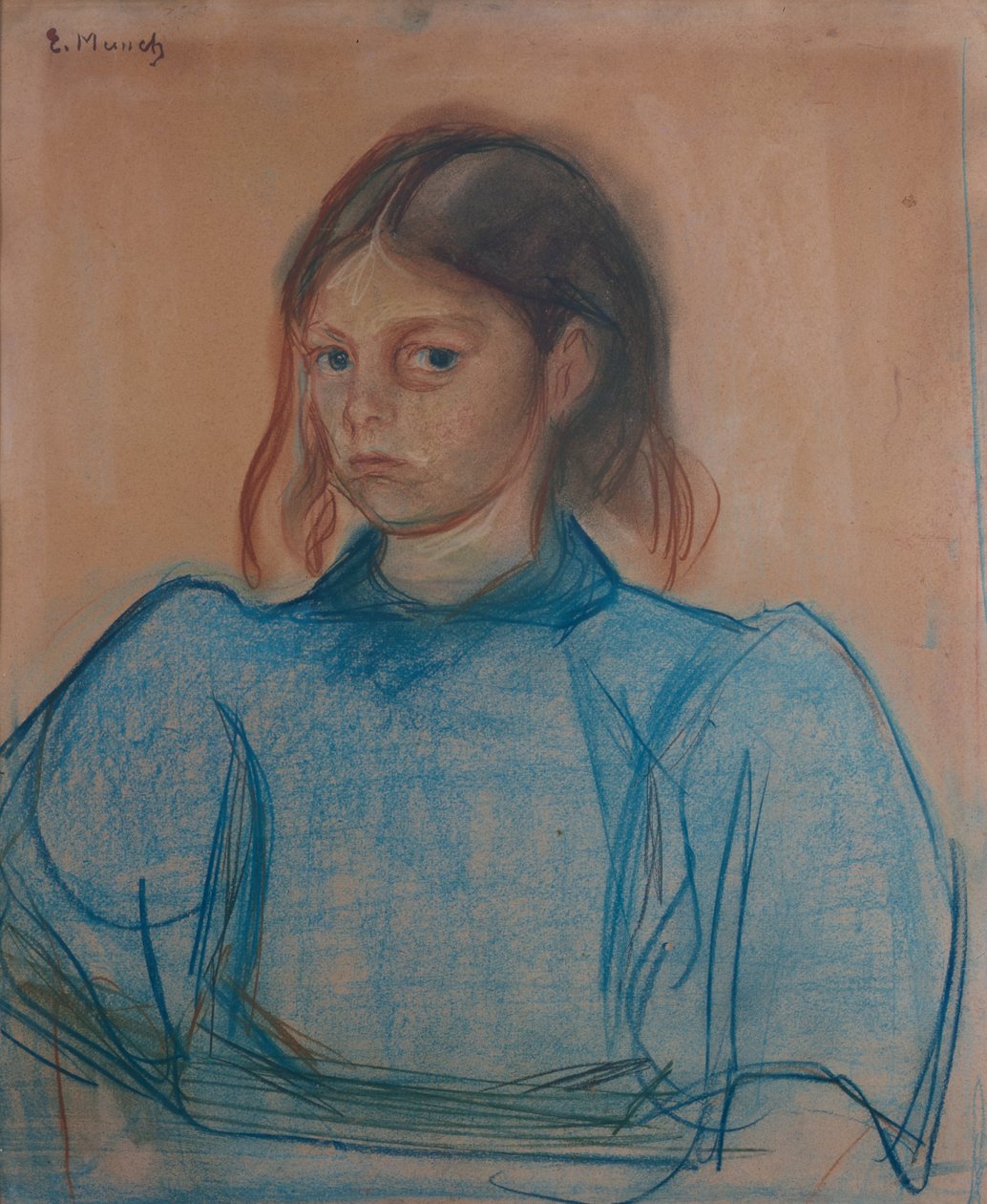 Young Girl in Green by Edvard Munch