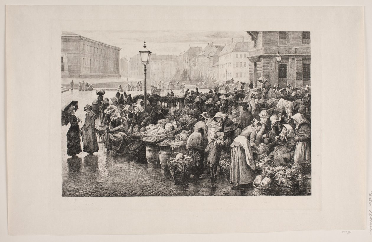 Højbro Square by Edvard Petersen