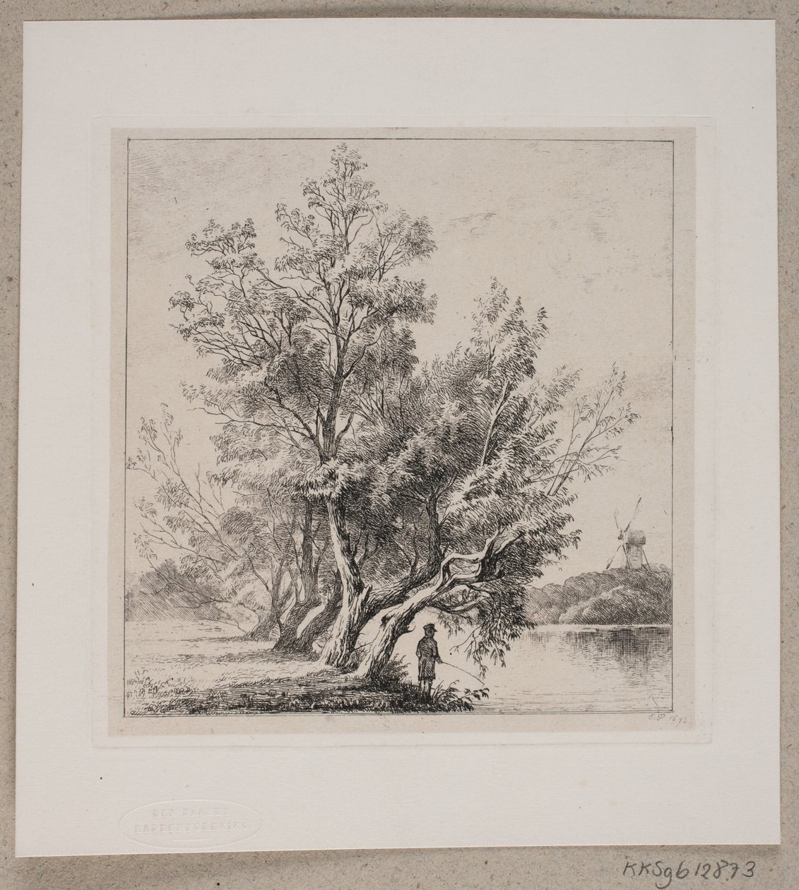 Willow Trees by the City Moat by Edvard Petersen