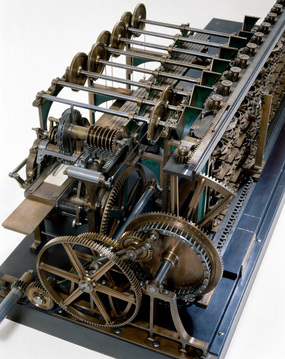 Detail of the Scheutz Difference Engine No 3 by Edvard and Scheutz Per Georg  Scheutz