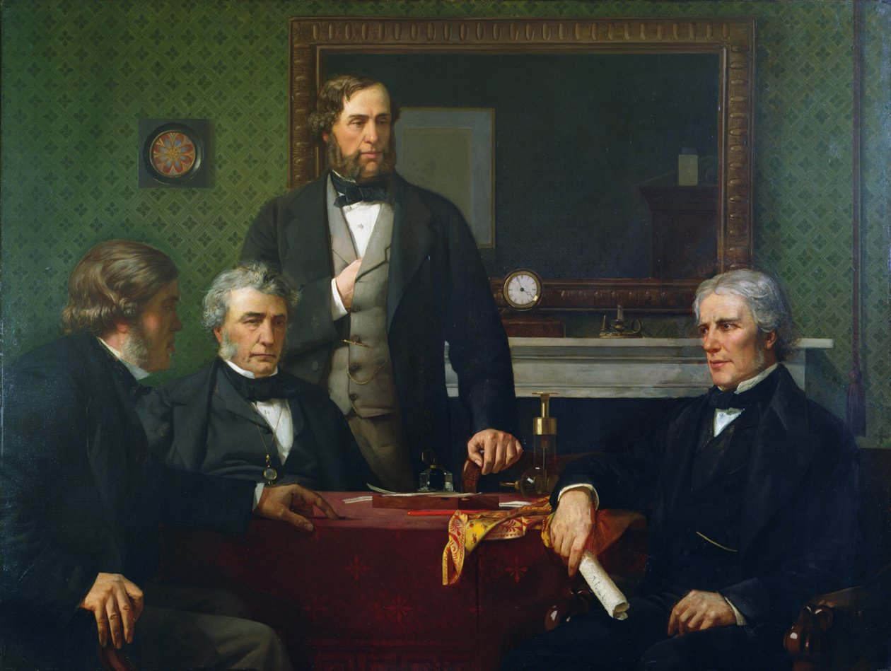 Deputation to Faraday, requesting him to accept the presidency by Edward A. Armitage