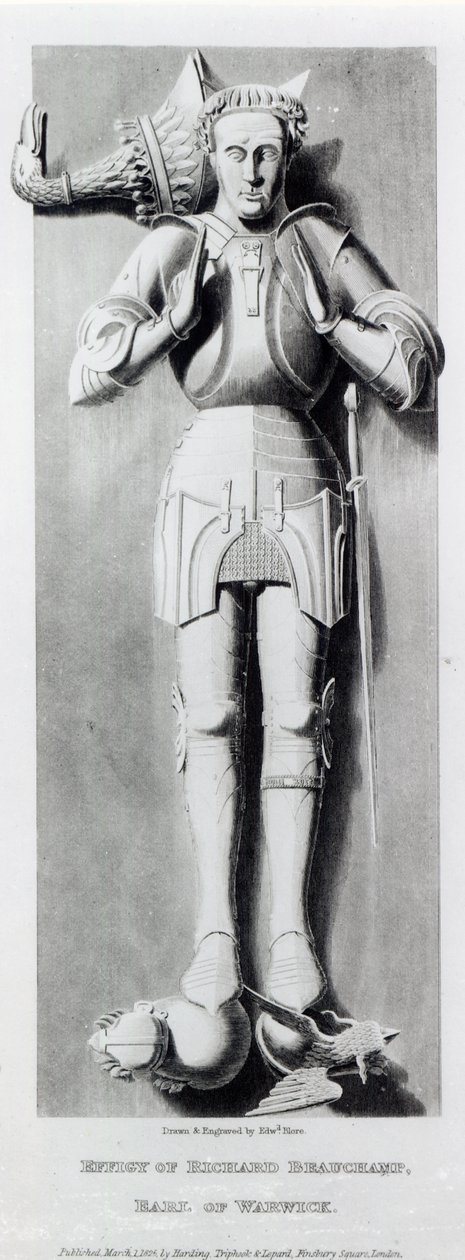 Effigy of Richard Beauchamp, Earl of Warwick by Edward Blore