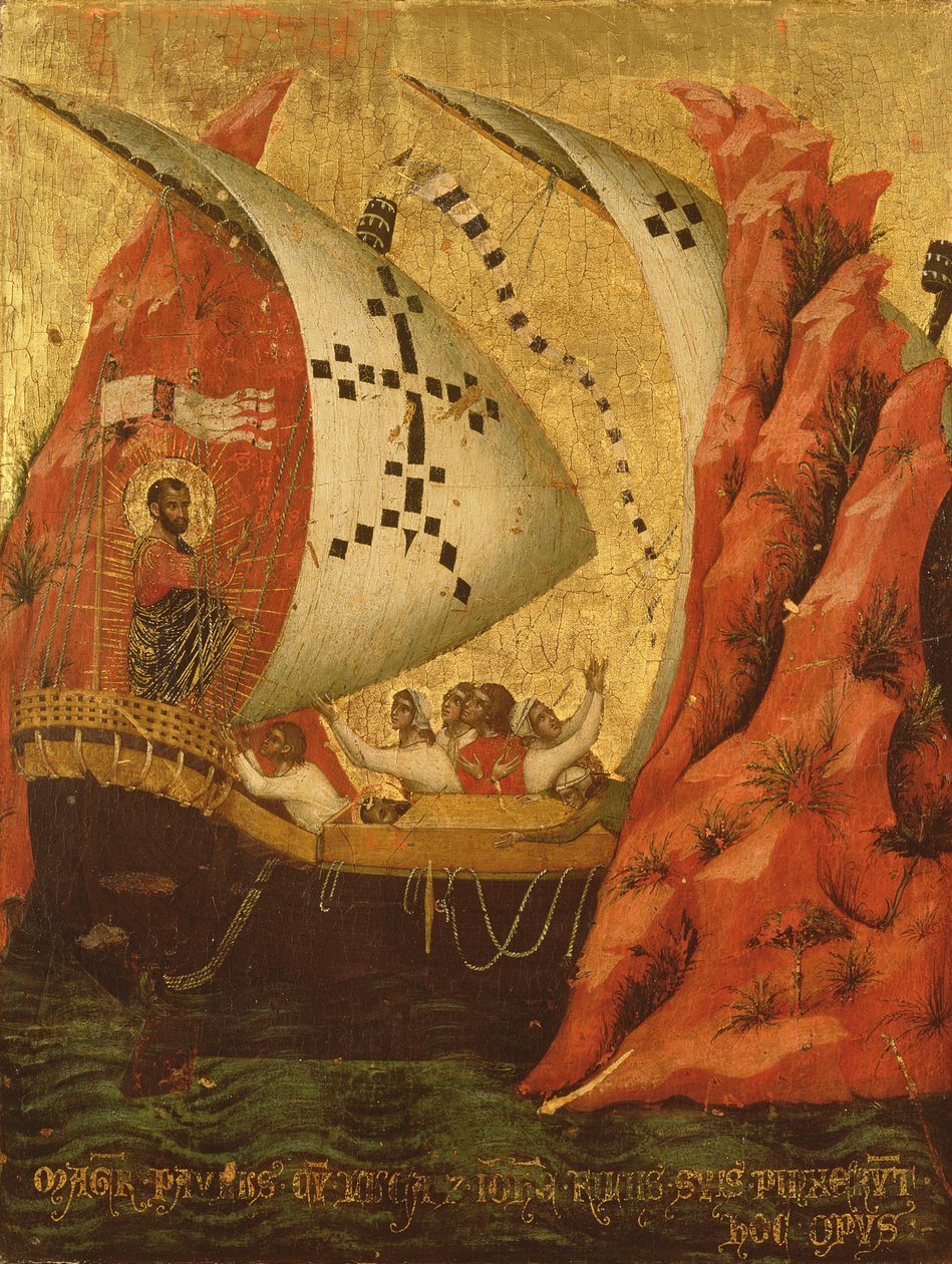 Landscape with Figures in a Boat by Edward Williams
