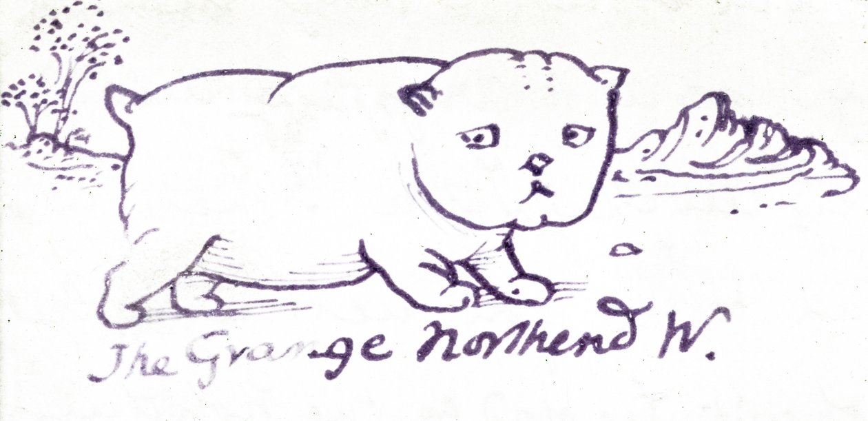 Befuddled Puppy by Edward Burne Jones