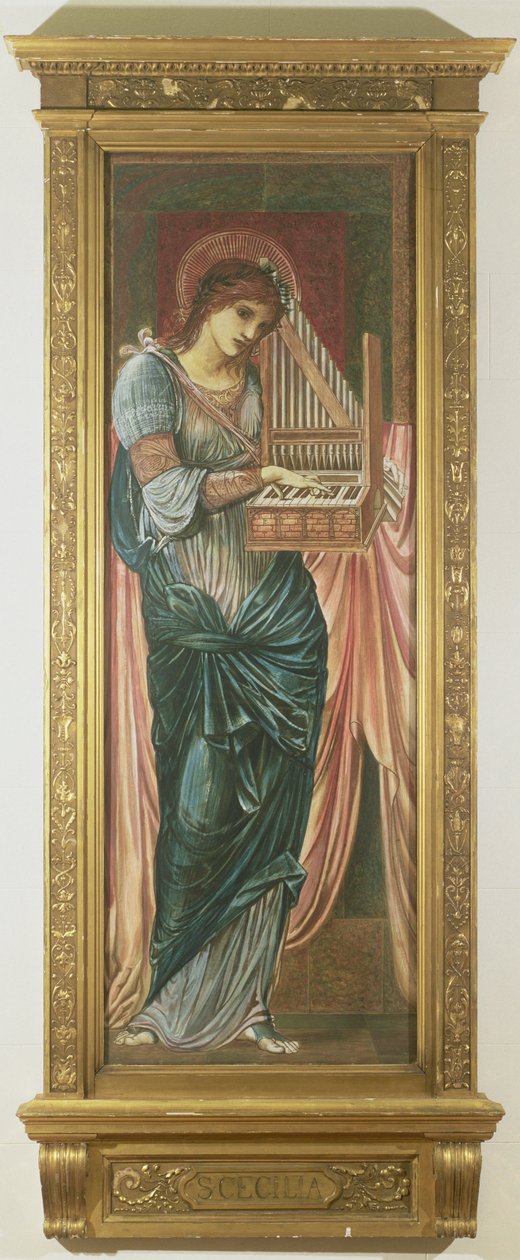 St. Cecilia (detail) by Edward Burne Jones