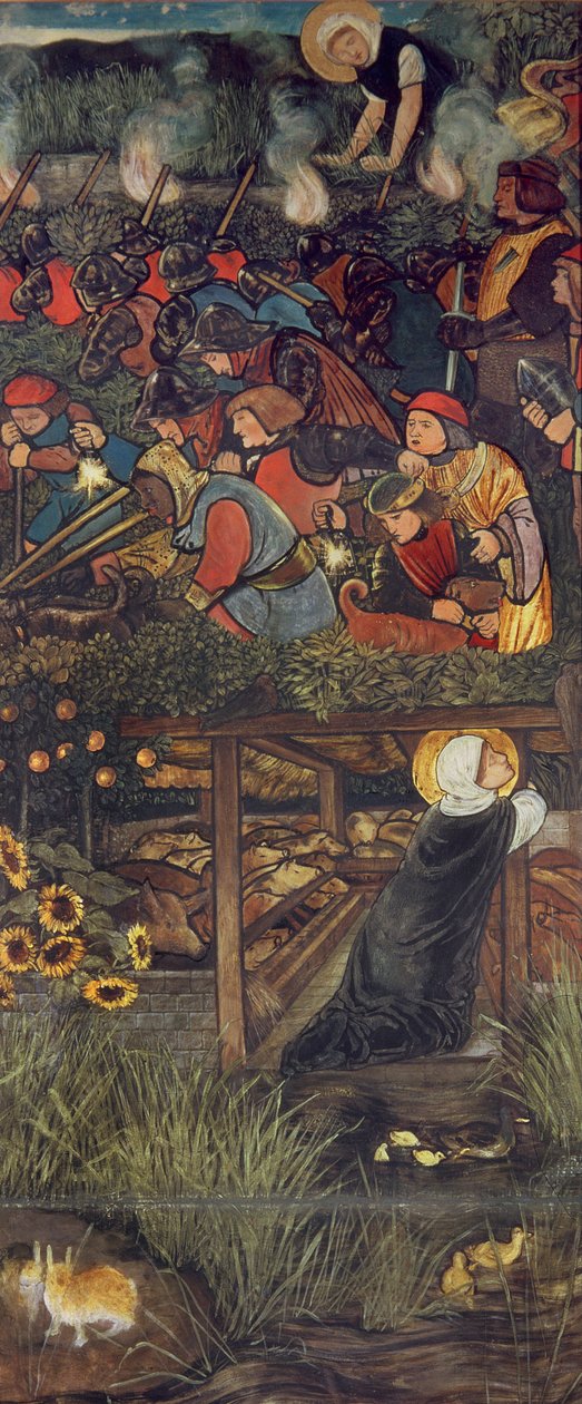 The Legend of St. Frideswide by Edward Burne Jones