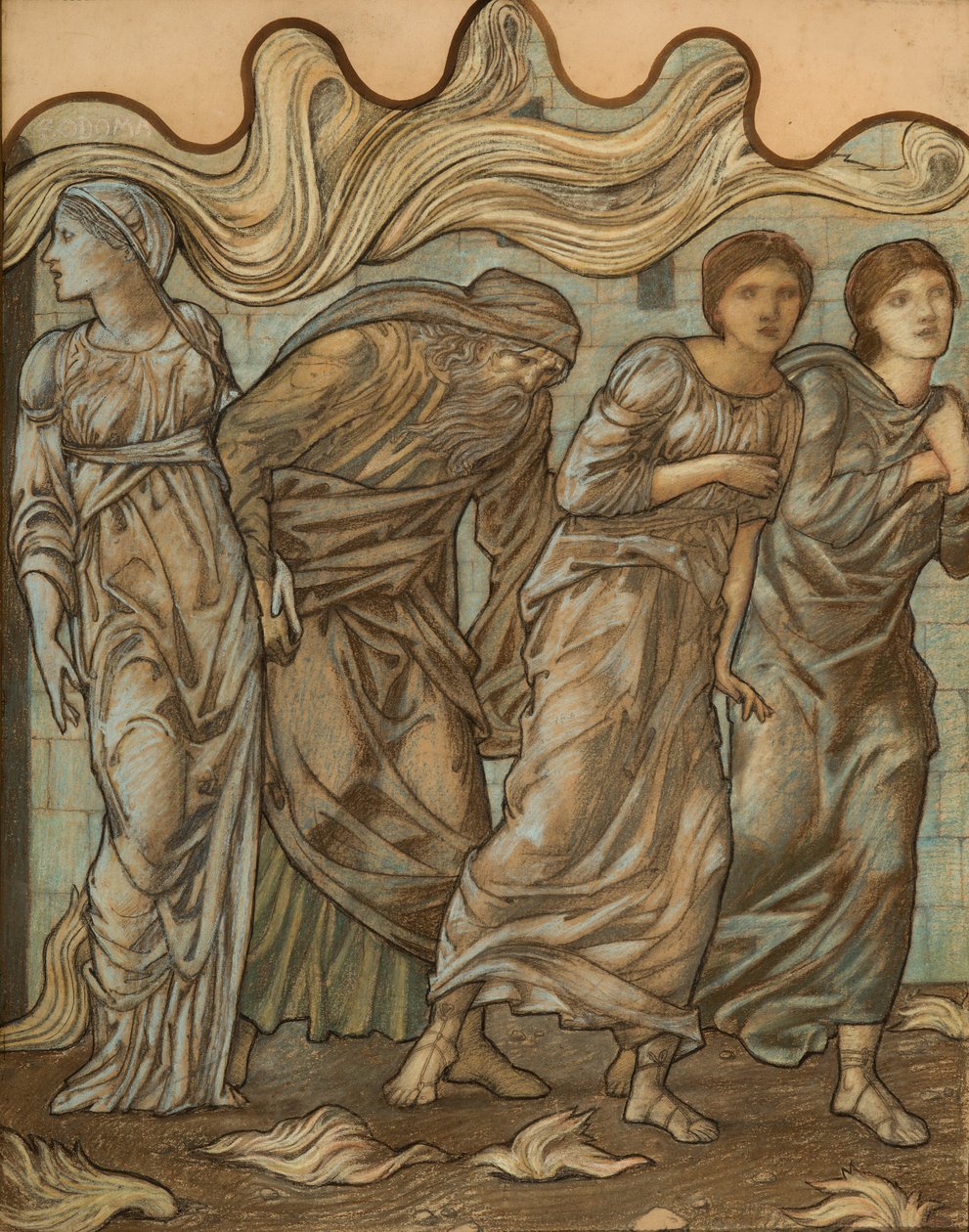 Lot and his Daughters by Edward Burne Jones
