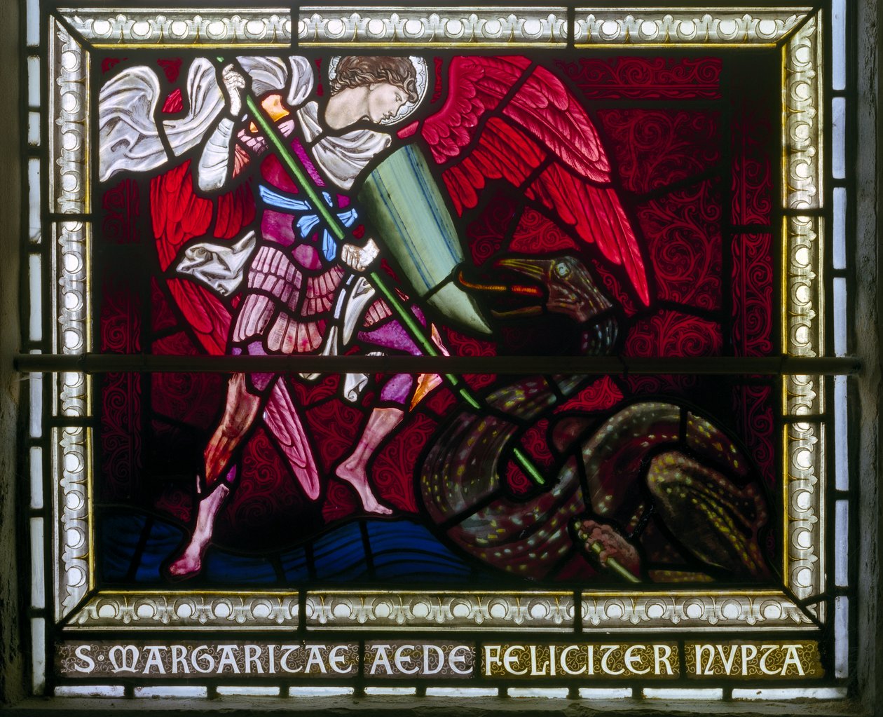 St Michael Slaying The Dragon by Edward Burne-Jones