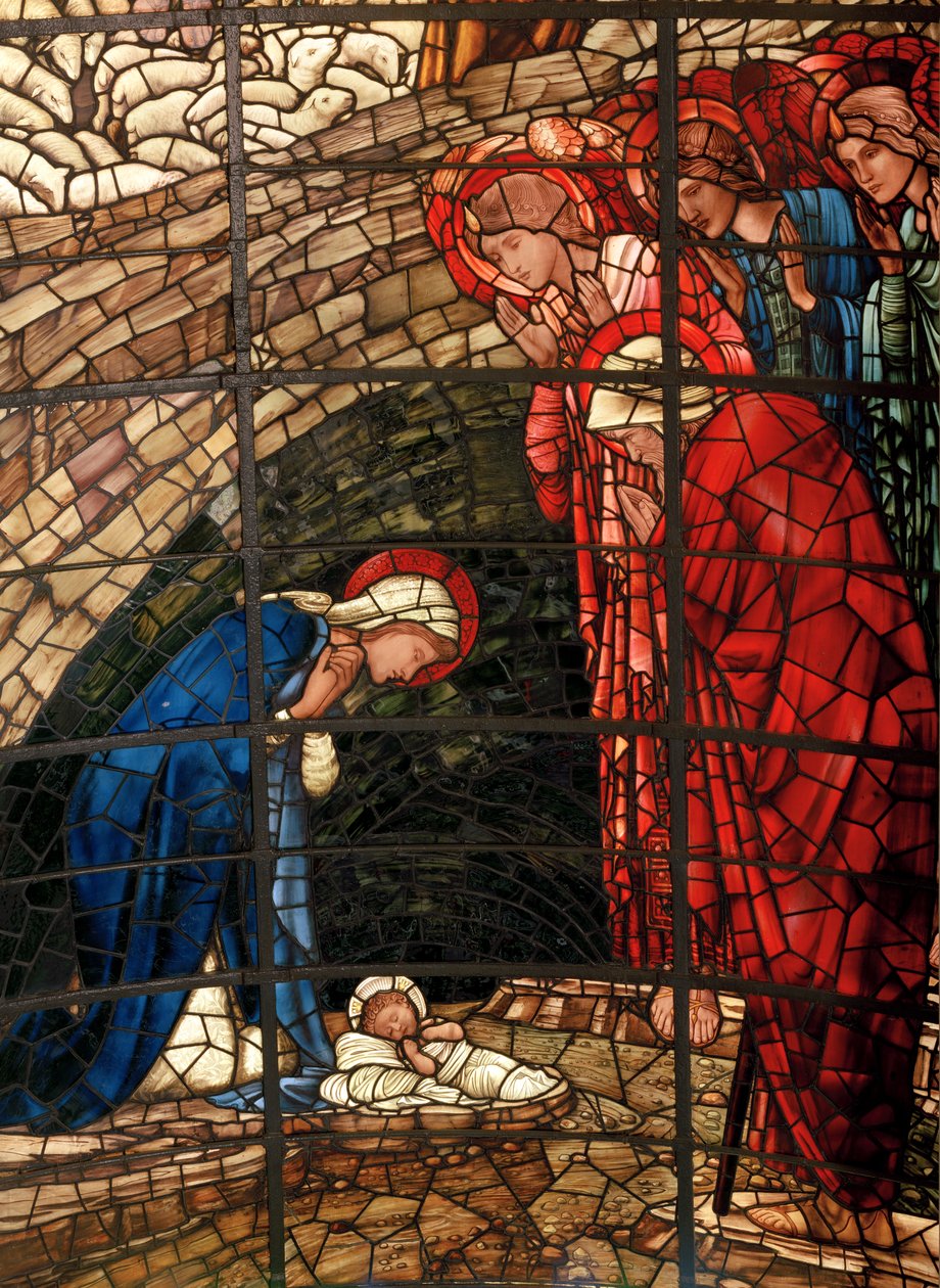 The Nativity Window (detail), 1888 by Edward Burne Jones