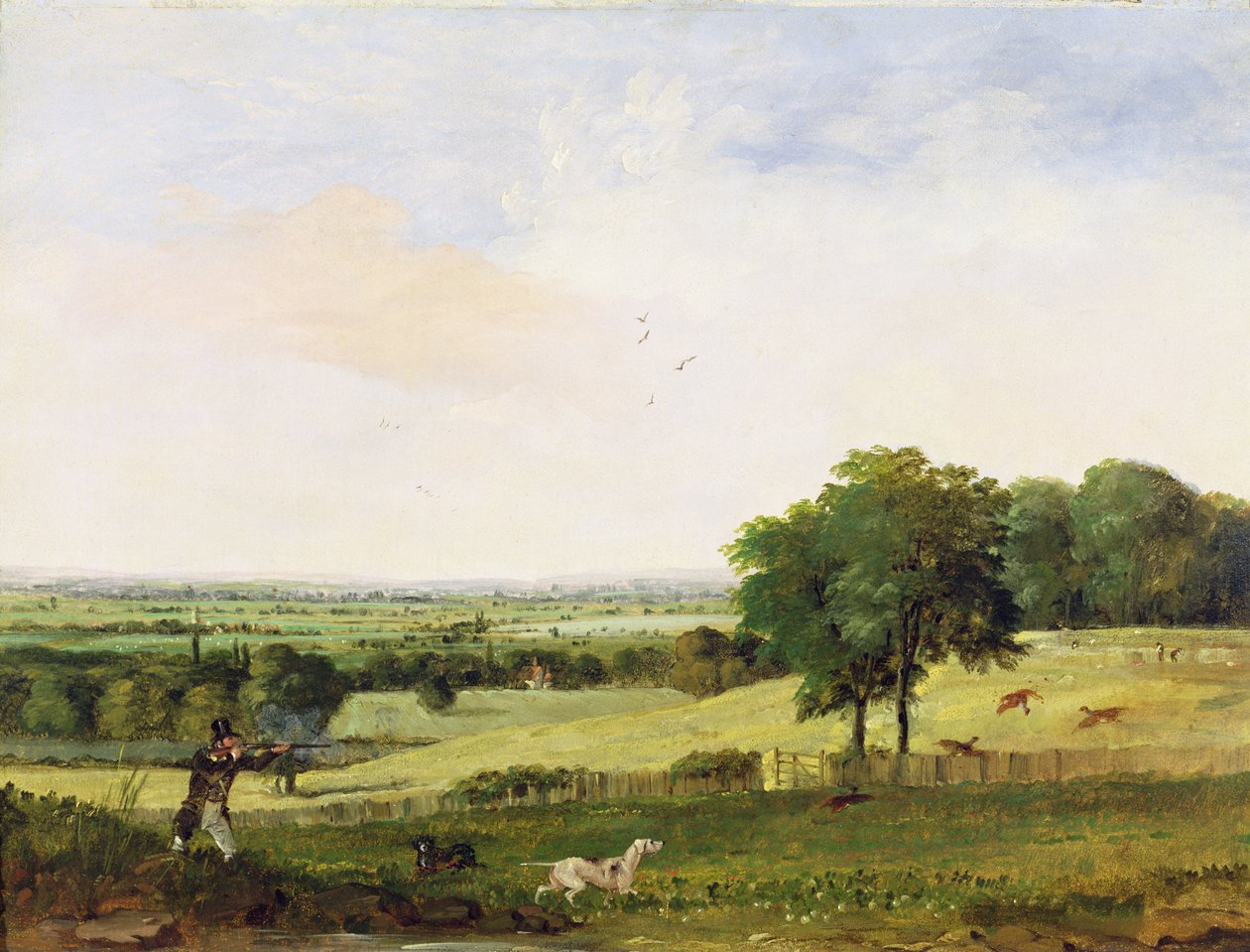 Partridge Shooting by Edward Duncan