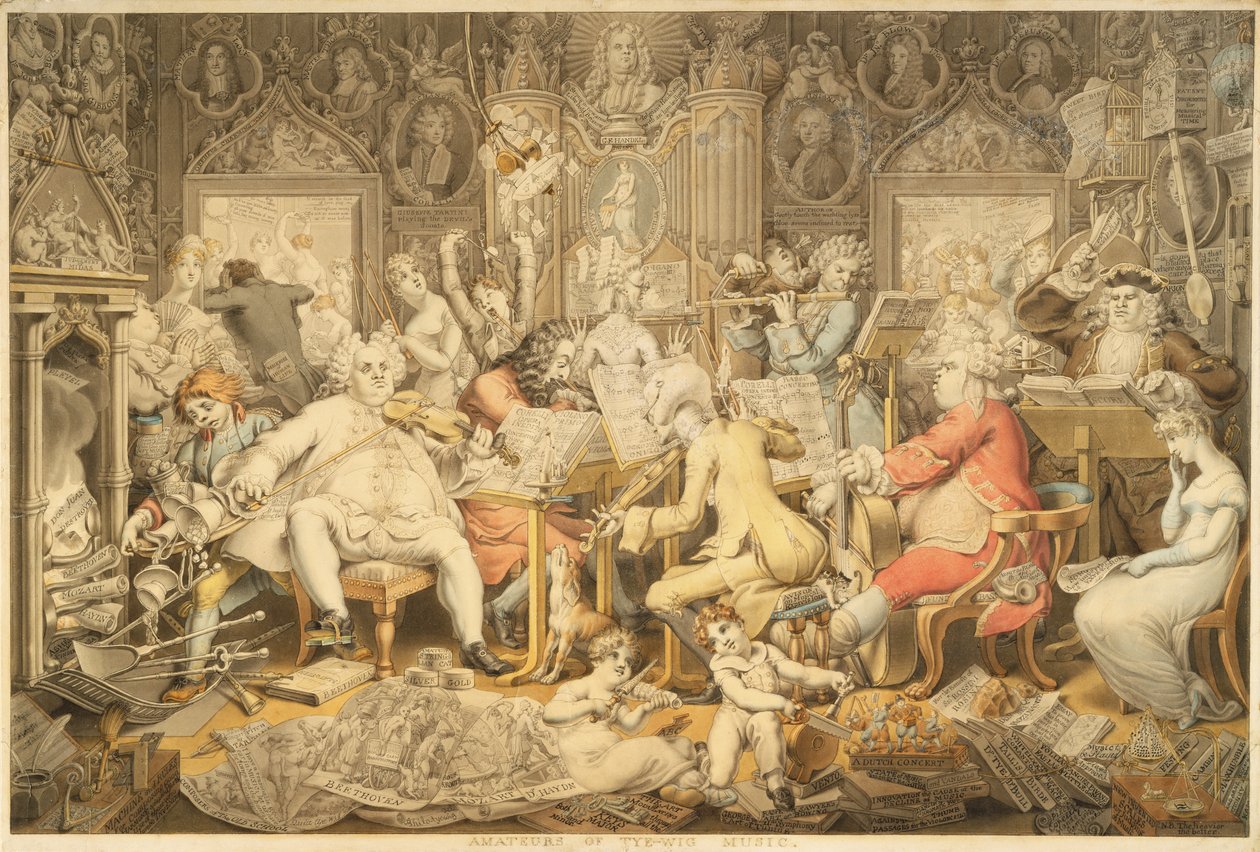 Amateurs of Tye-Wig Music by Edward Francis Burney