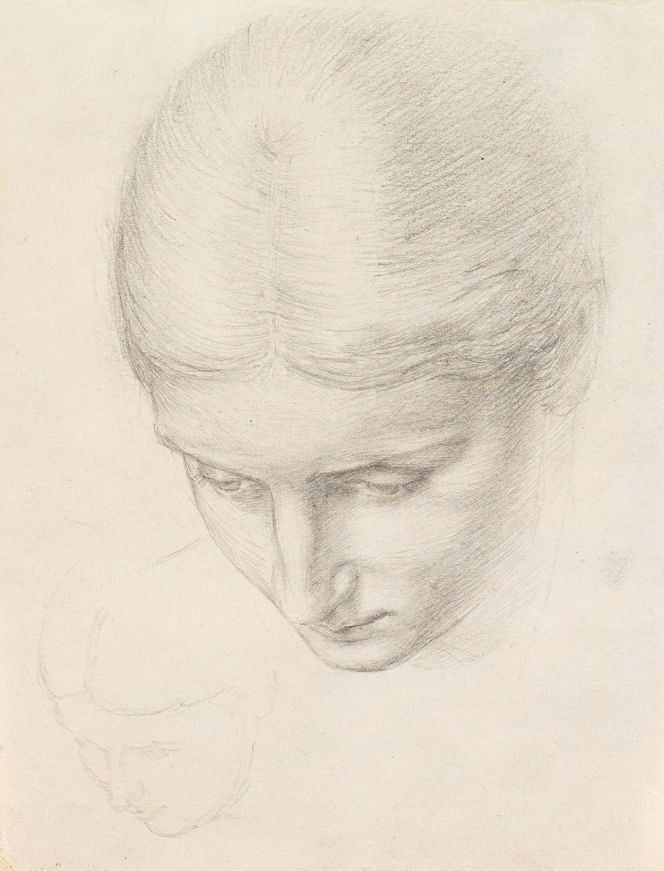 Study of a Woman. c.1868-71 by Edward John Poynter
