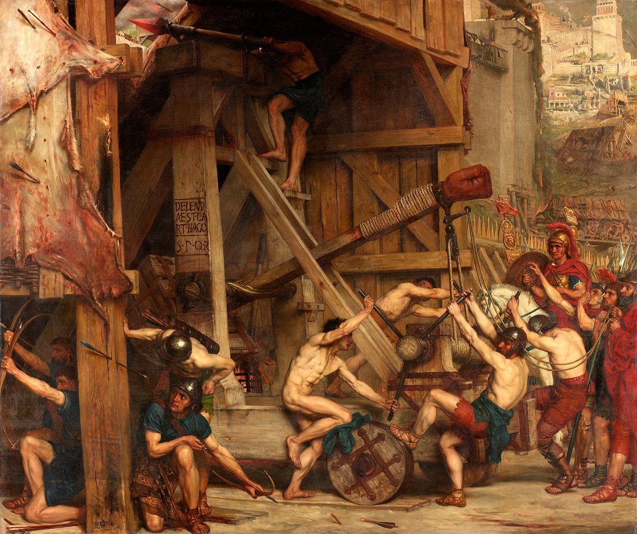 The Catapult, c.1868-72 by Edward John Poynter