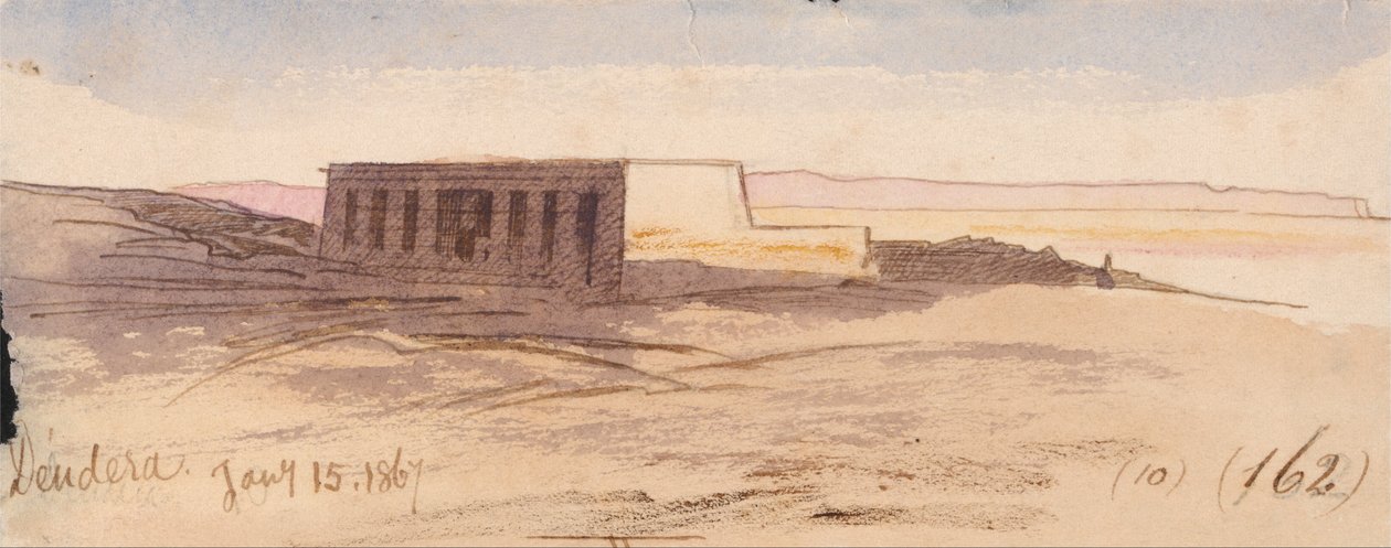 Dendera 162 by Edward Lear