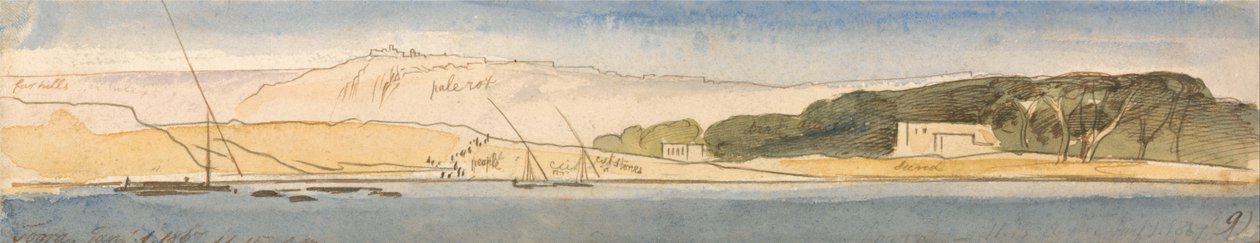 Toara, 11-15 a.m., January 1, 1867 by Edward Lear