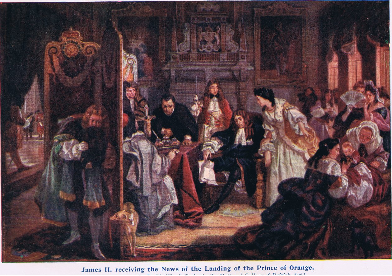 News of the landing of the Prince of Orange by Edward Matthew Ward