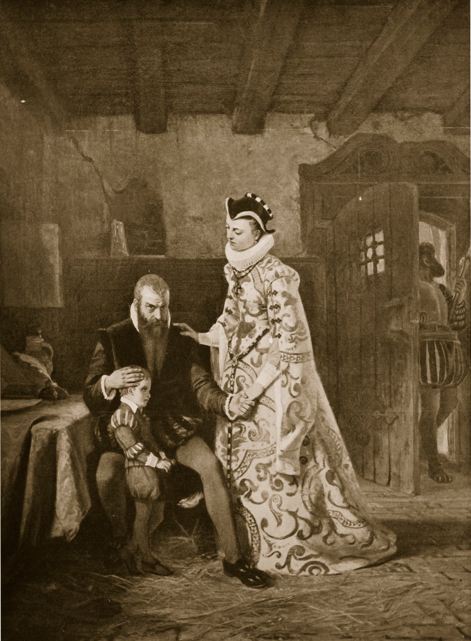 Karin Mansdatter Visits Erik XIV in Prison by Edward Perseus