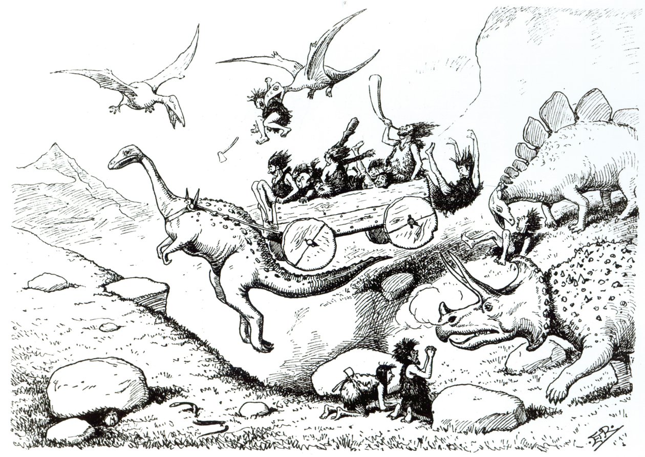 Prehistoric Peeps, 1894 by Edward Tennyson Reed