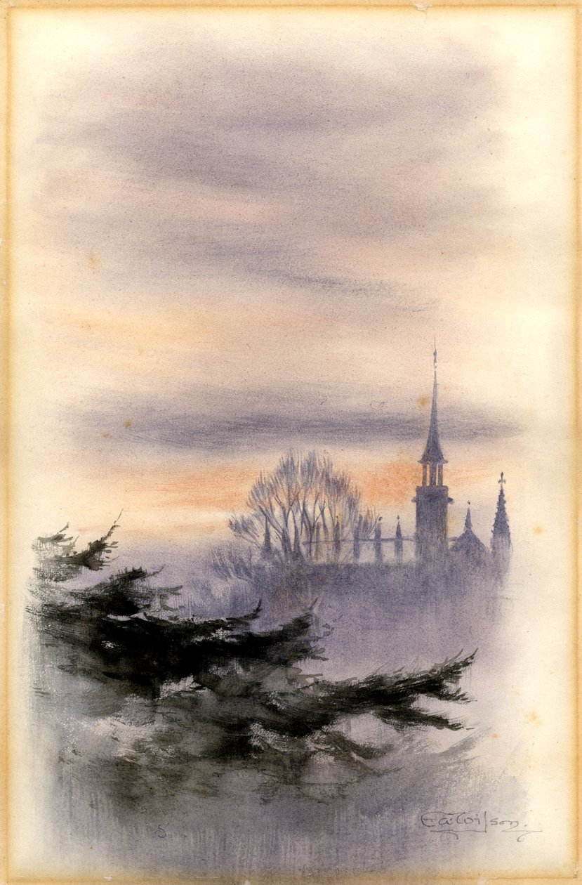 College from Westal, Cheltenham by Edward Adrian Wilson