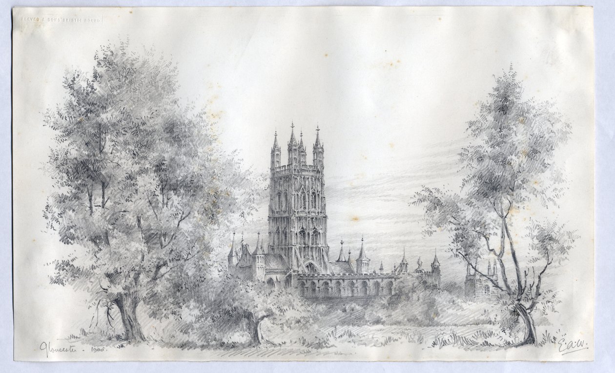 Gloucester Cathedral, 1900 by Edward Adrian Wilson