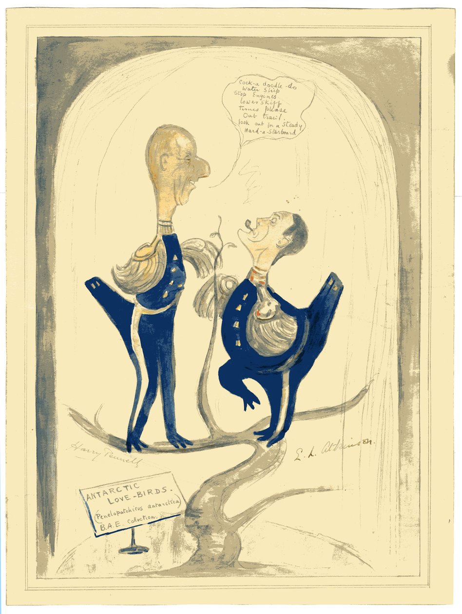 Harry Pennell and Dr. E.L.A. Atkinson, 1910-12 by Edward Adrian Wilson