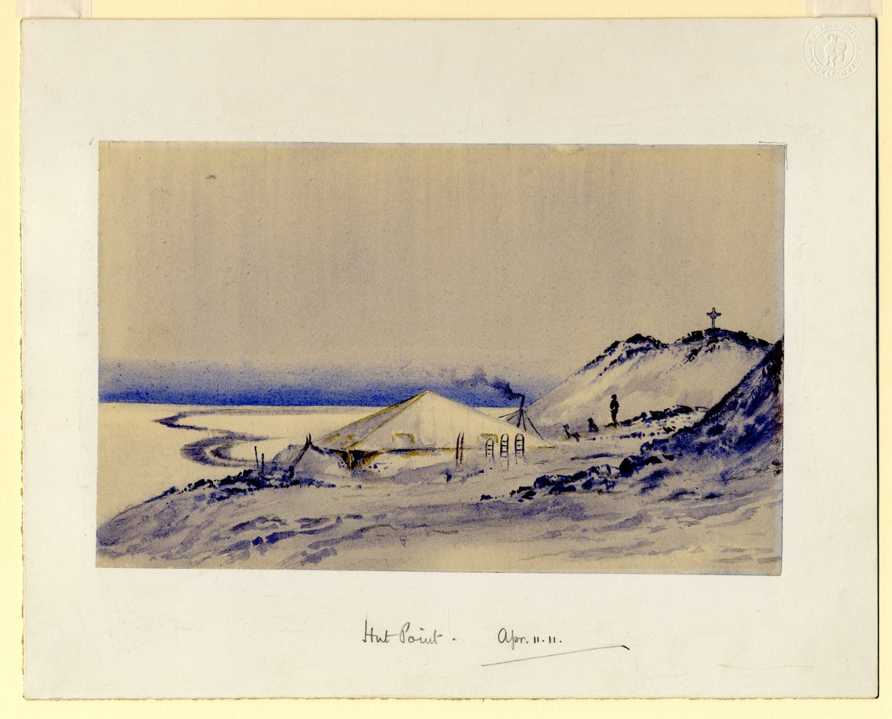 Hut Point, 1911 by Edward Adrian Wilson