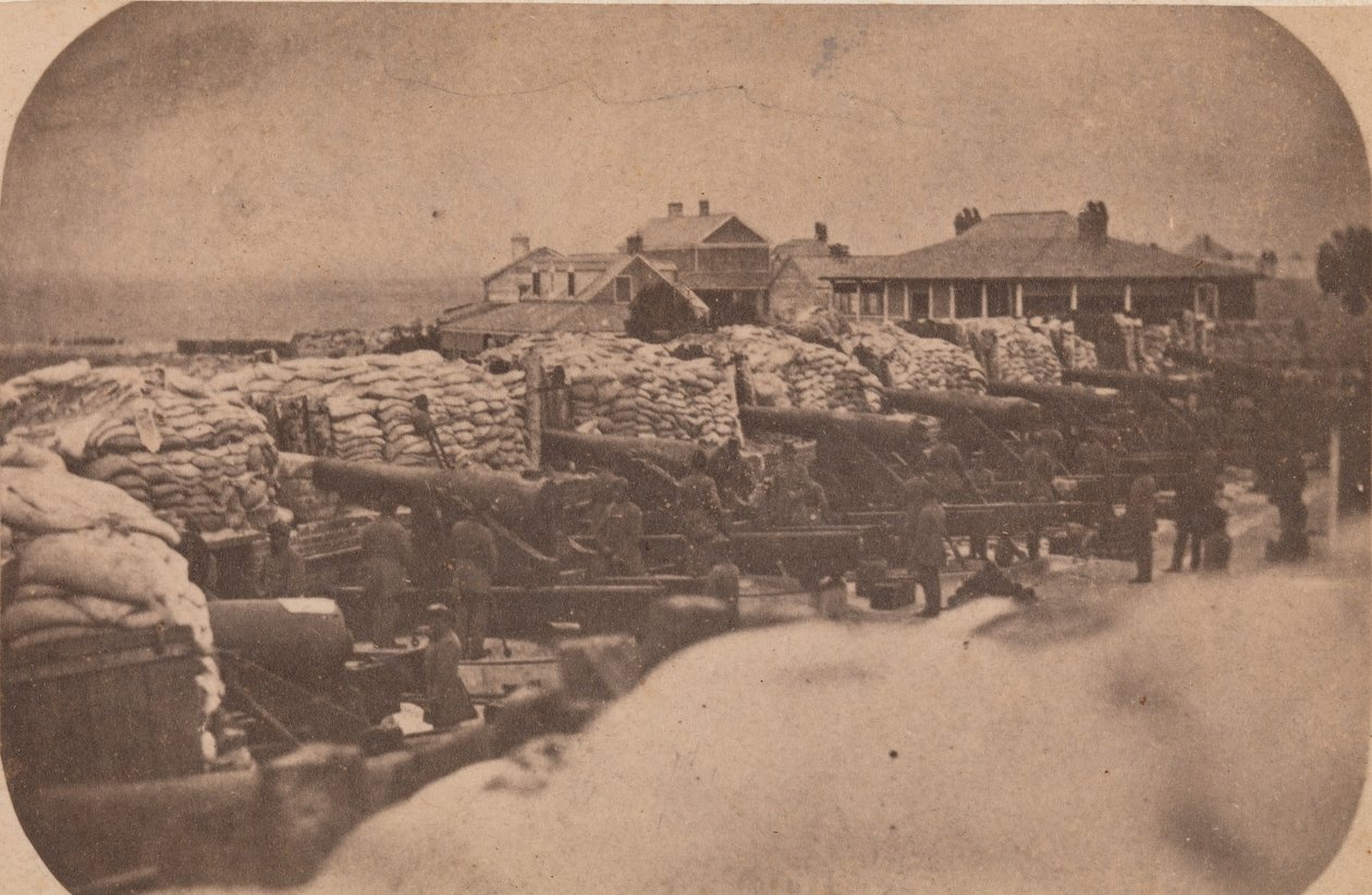 The Evacuation of Fort Sumter, April 1861 by Edward Anthony