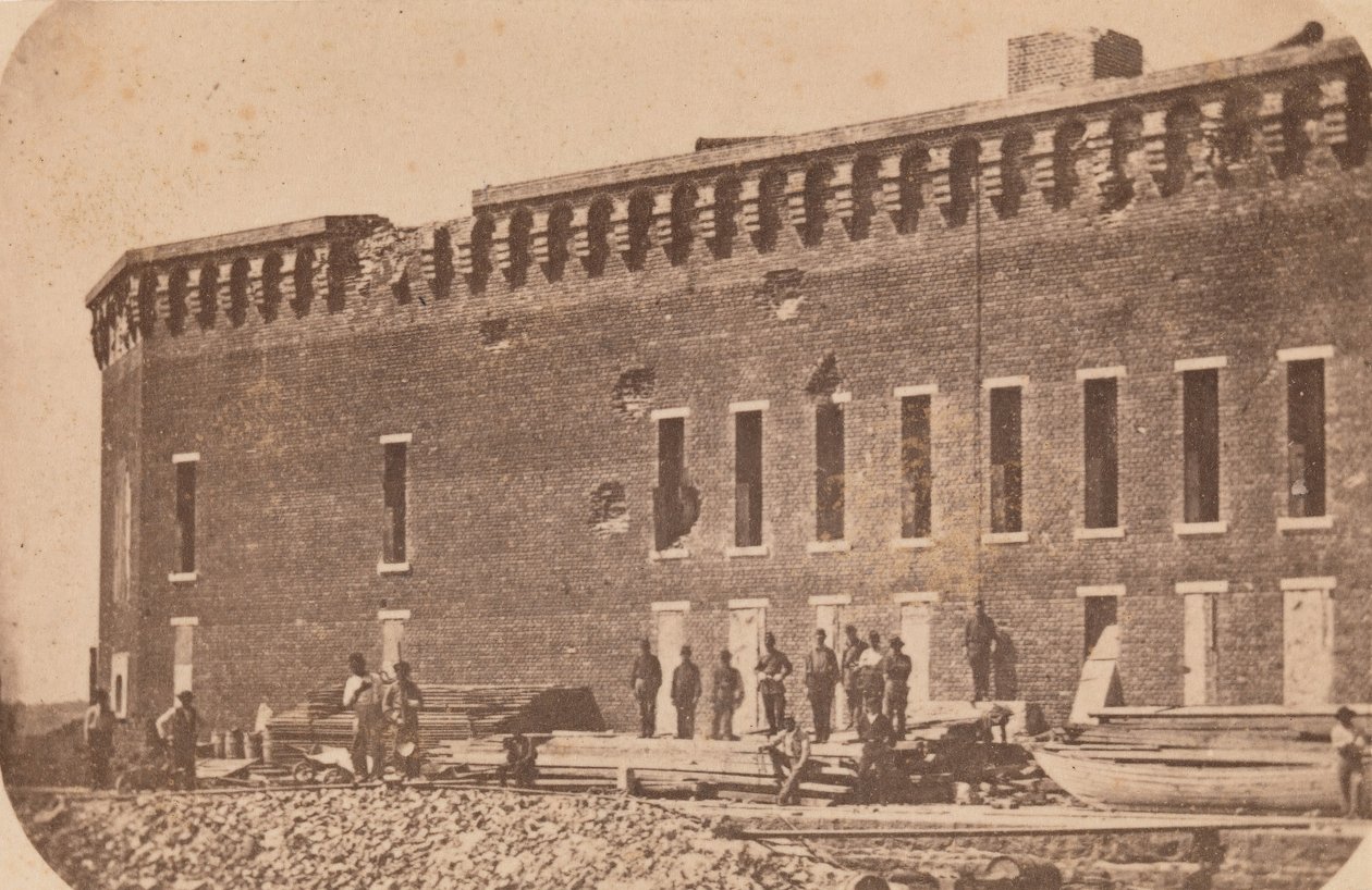 The Evacuation of Fort Sumter, April 1861 by Edward Anthony
