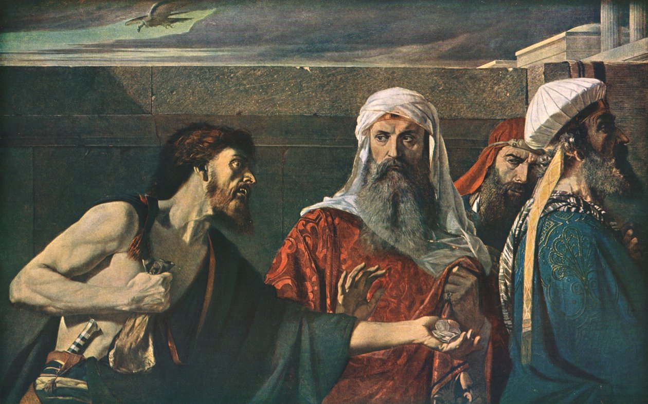 The Remorse of Judas by Edward Armitage