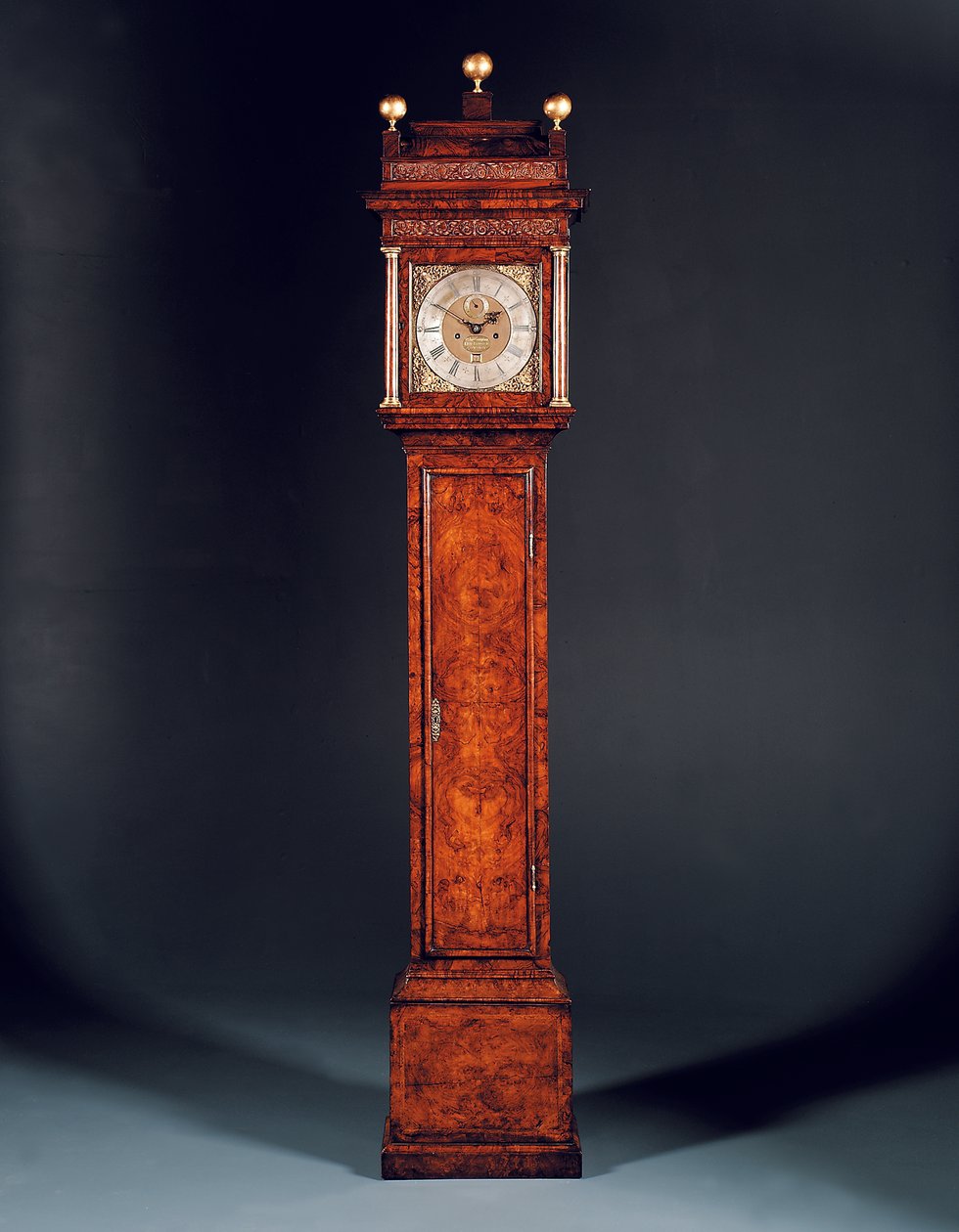 Queen Anne longcase clock by Edward Banger