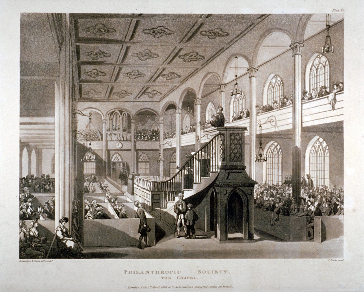 Philanthropic Society Institution Chapel, London Road, Southwark, London by Edward Blackburn
