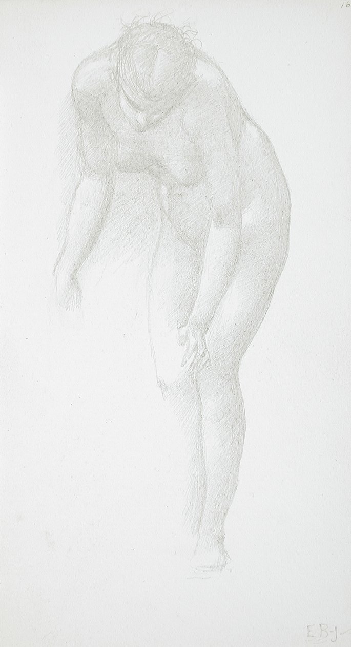 Bending Female Nude by Edward Burne-Jones