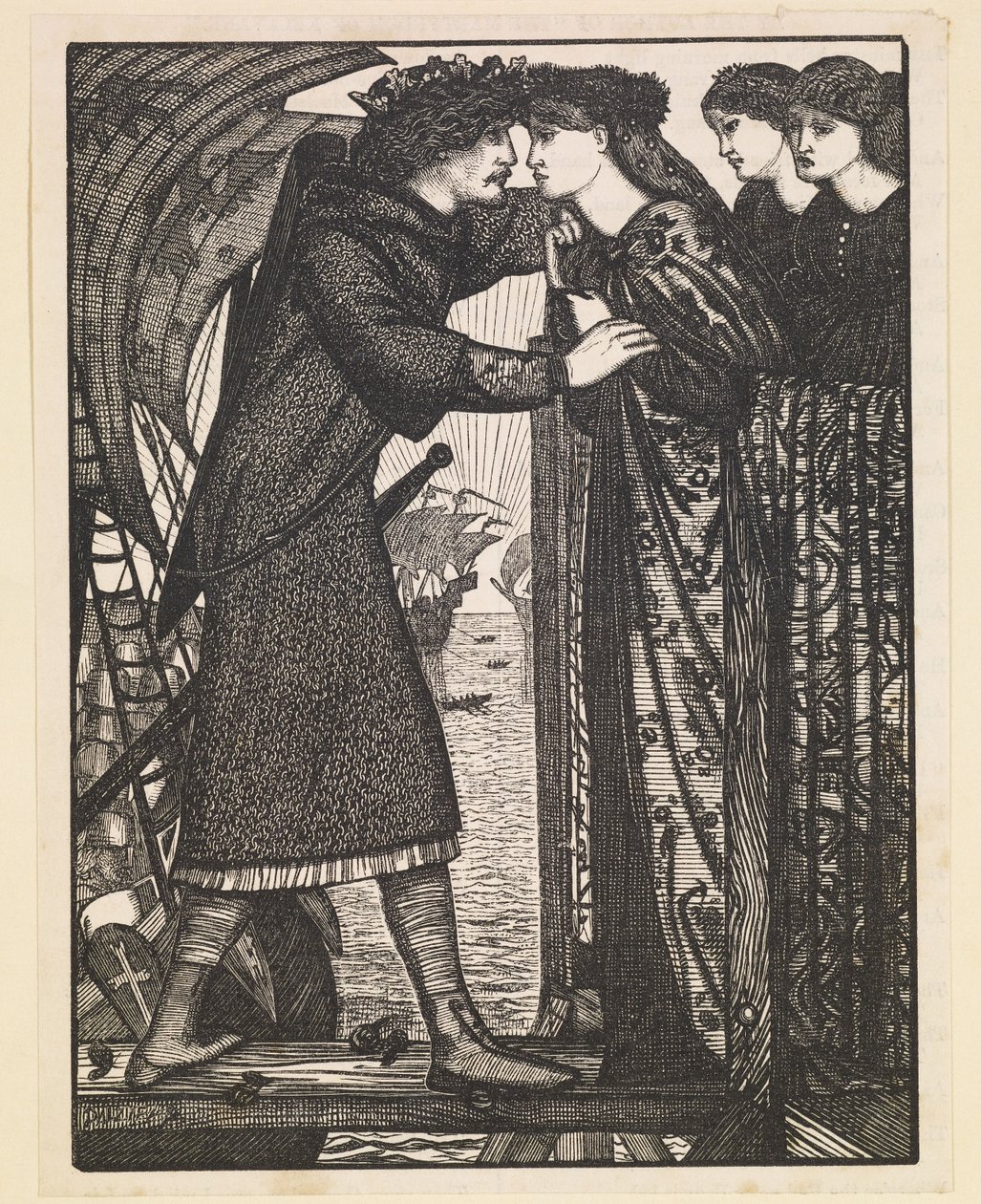 King Sigurd the Crusader - A Norse Saga by Edward Burne Jones
