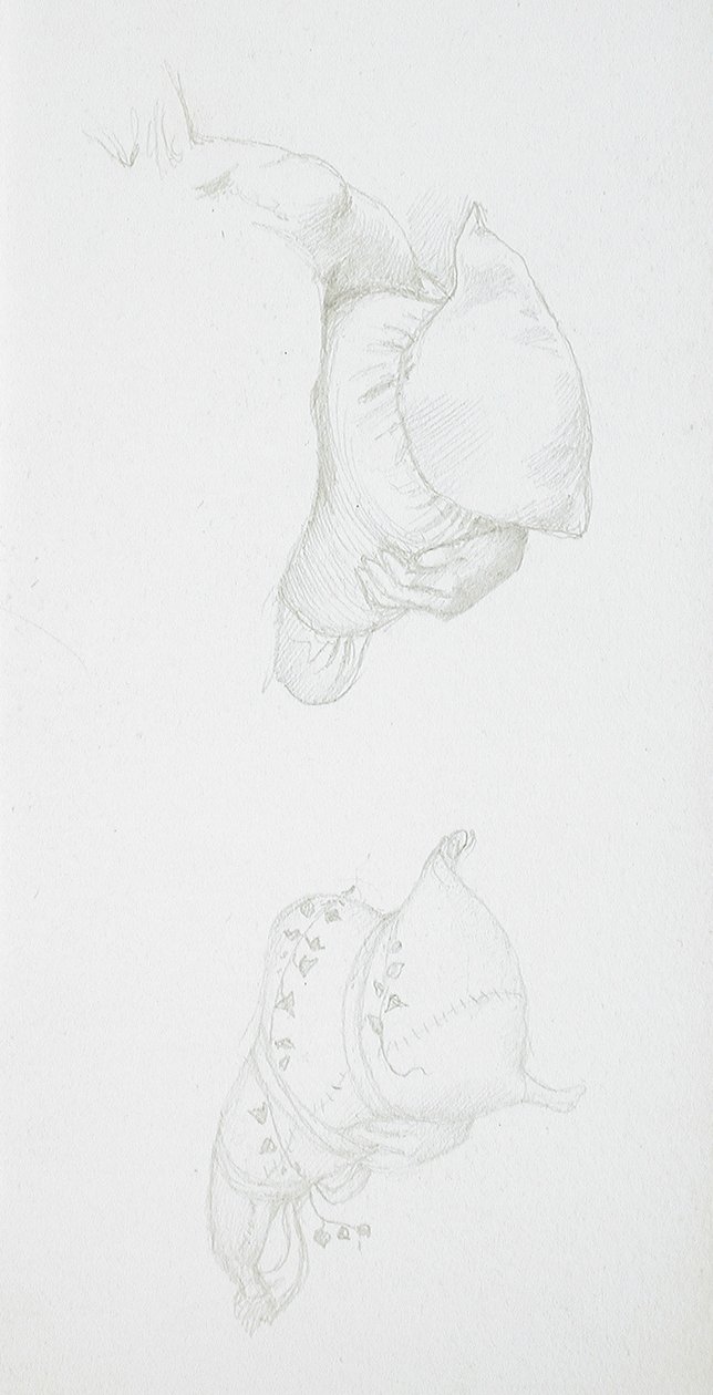 Studies of Cushions by Edward Burne-Jones