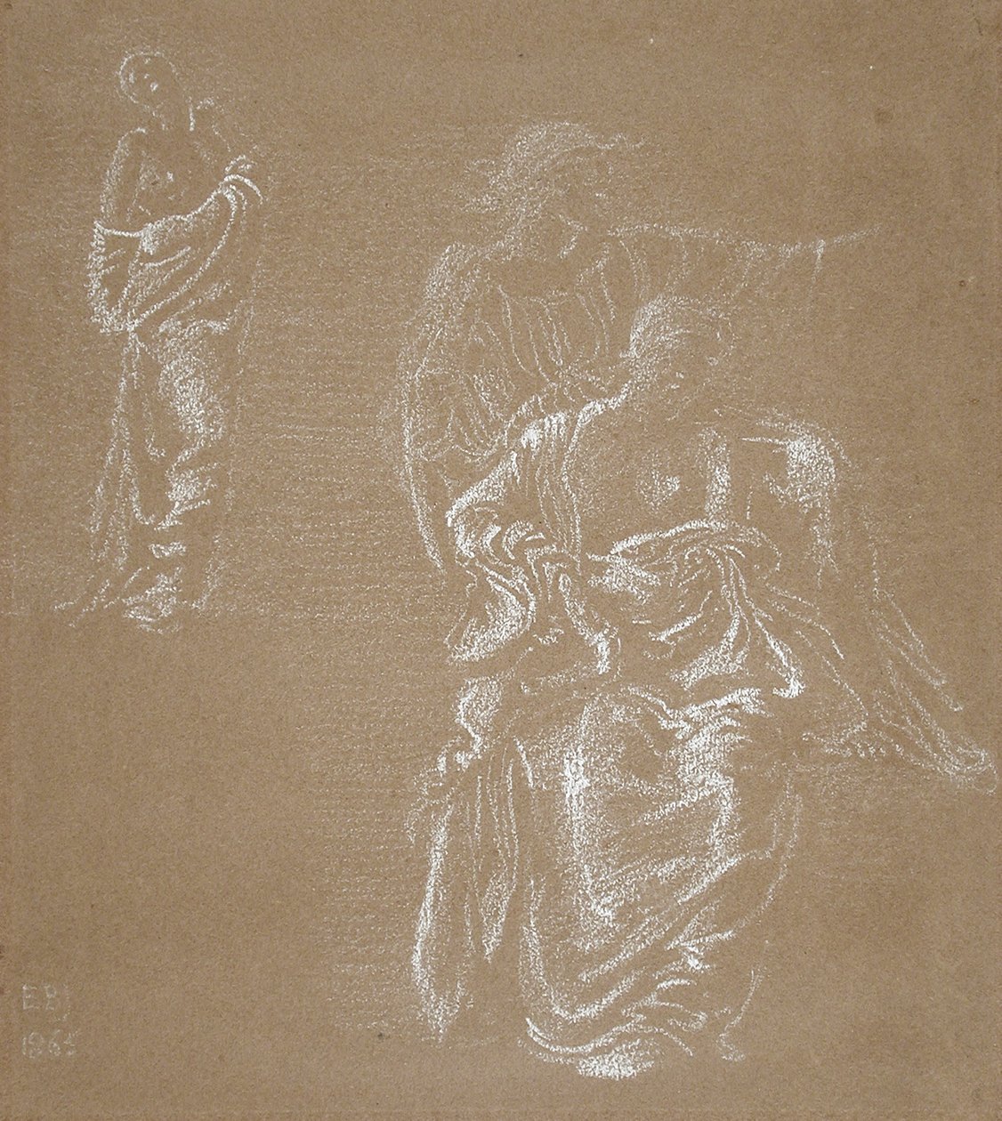 Three Figures by Edward Burne-Jones