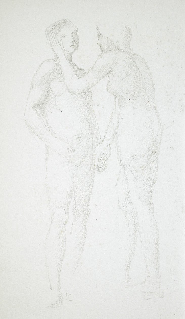 Two Female Nudes by Edward Burne-Jones