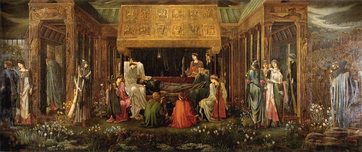 The Last Sleep of Arthur in Avalon by Edward Burne Jones