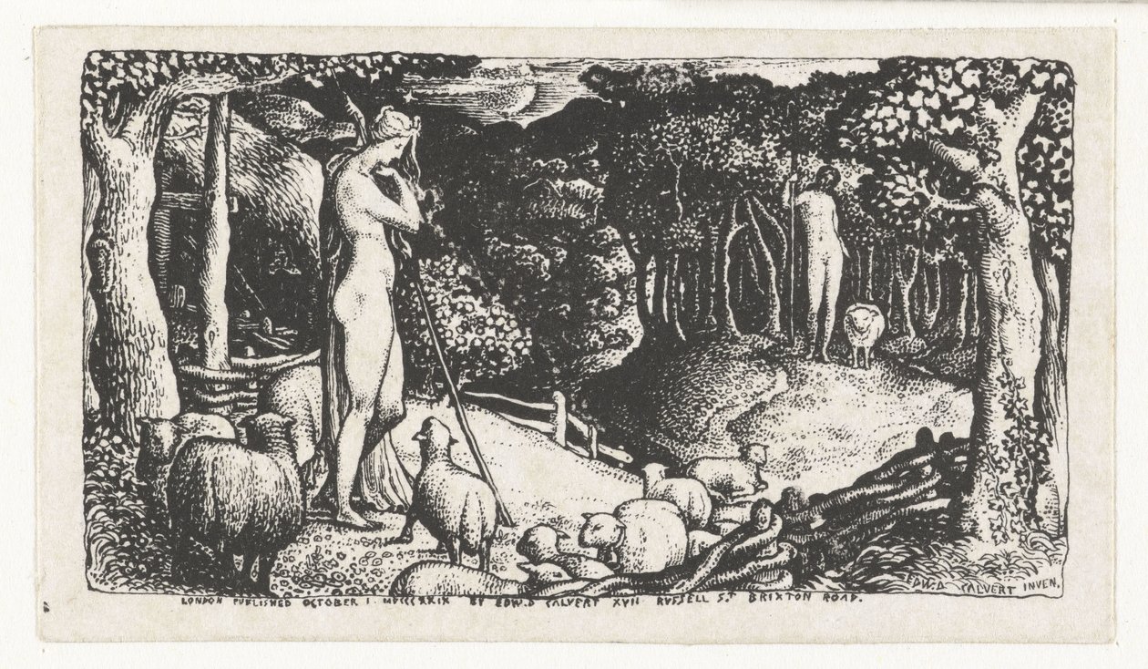 Ideal Pastoral Life by Edward Calvert
