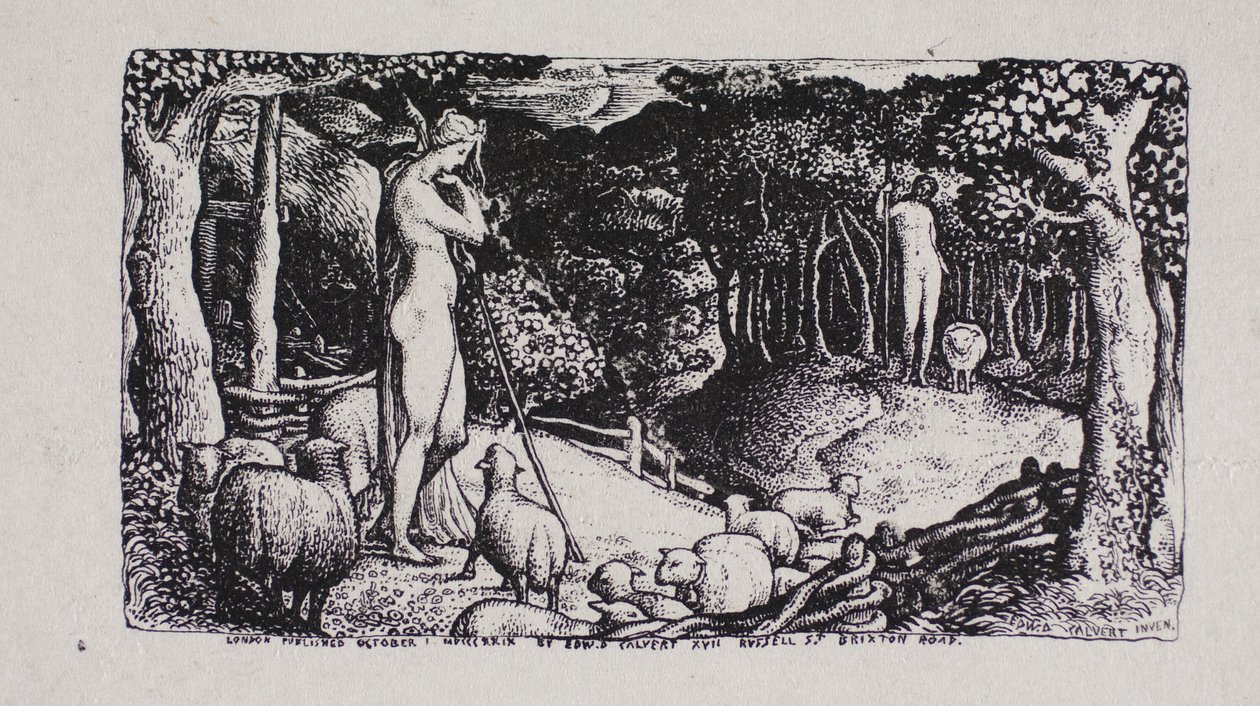 Ideal Pastoral Life by Edward Calvert