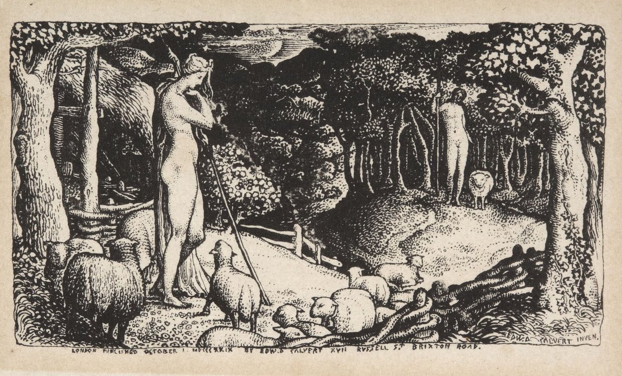 Ideal Pastoral Life by Edward Calvert