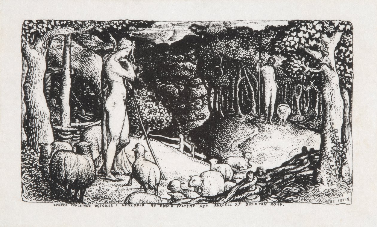 Ideal Pastoral Life by Edward Calvert