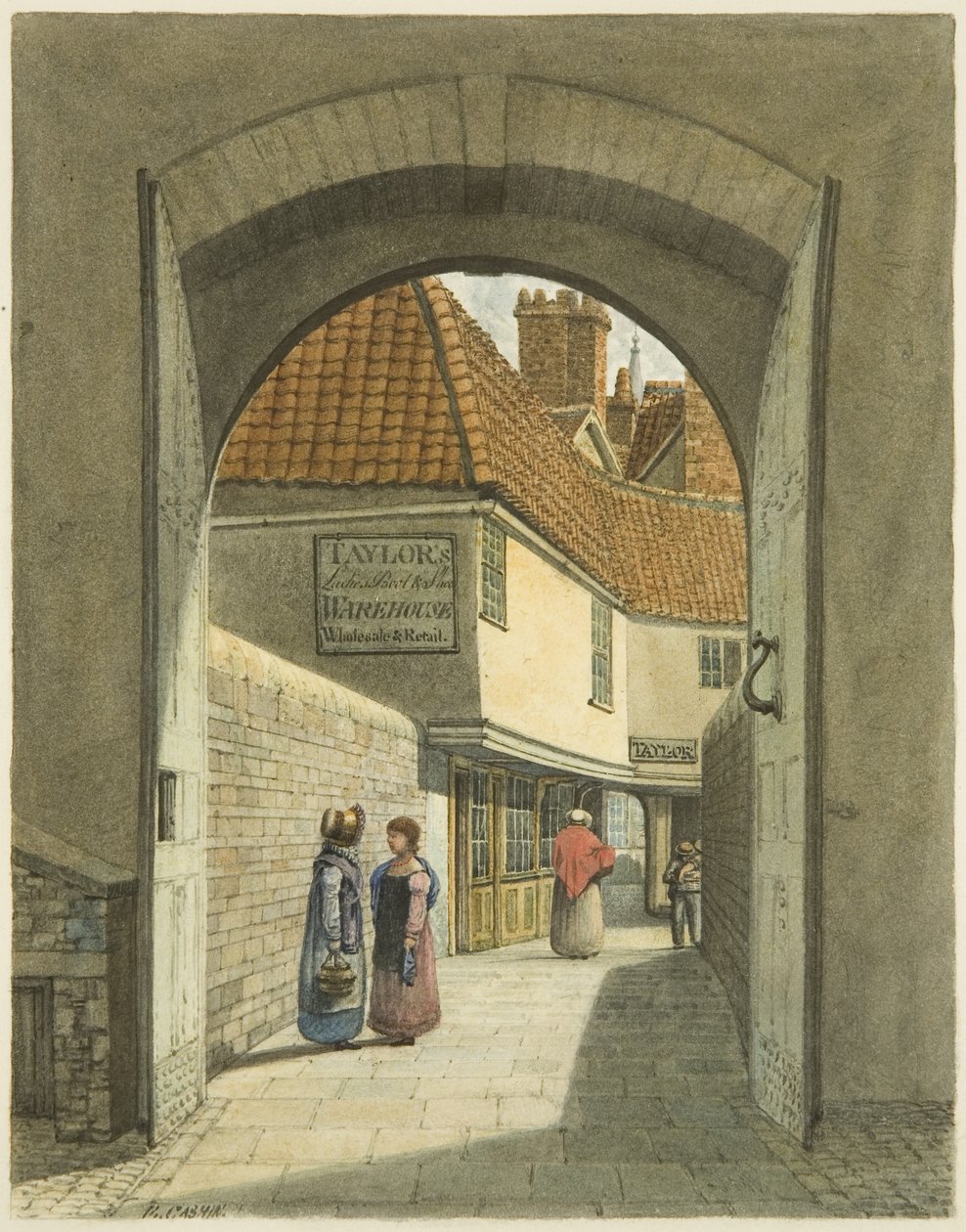 Bridewell Bridge and Gates by Edward Cashin