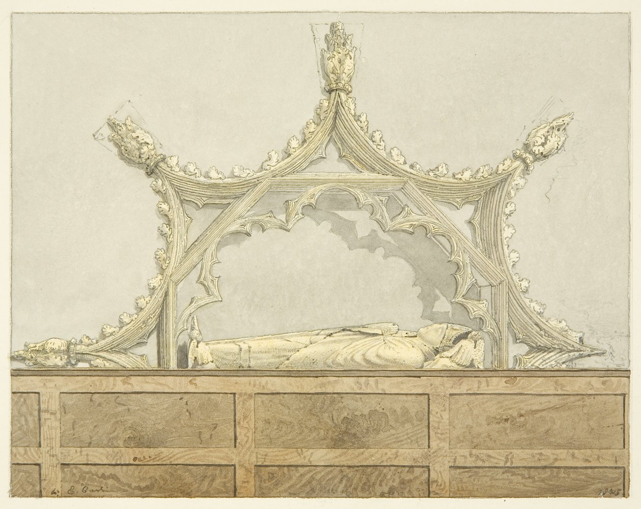 Tomb of Abbot Newland, in Bristol Cathedral by Edward Cashin