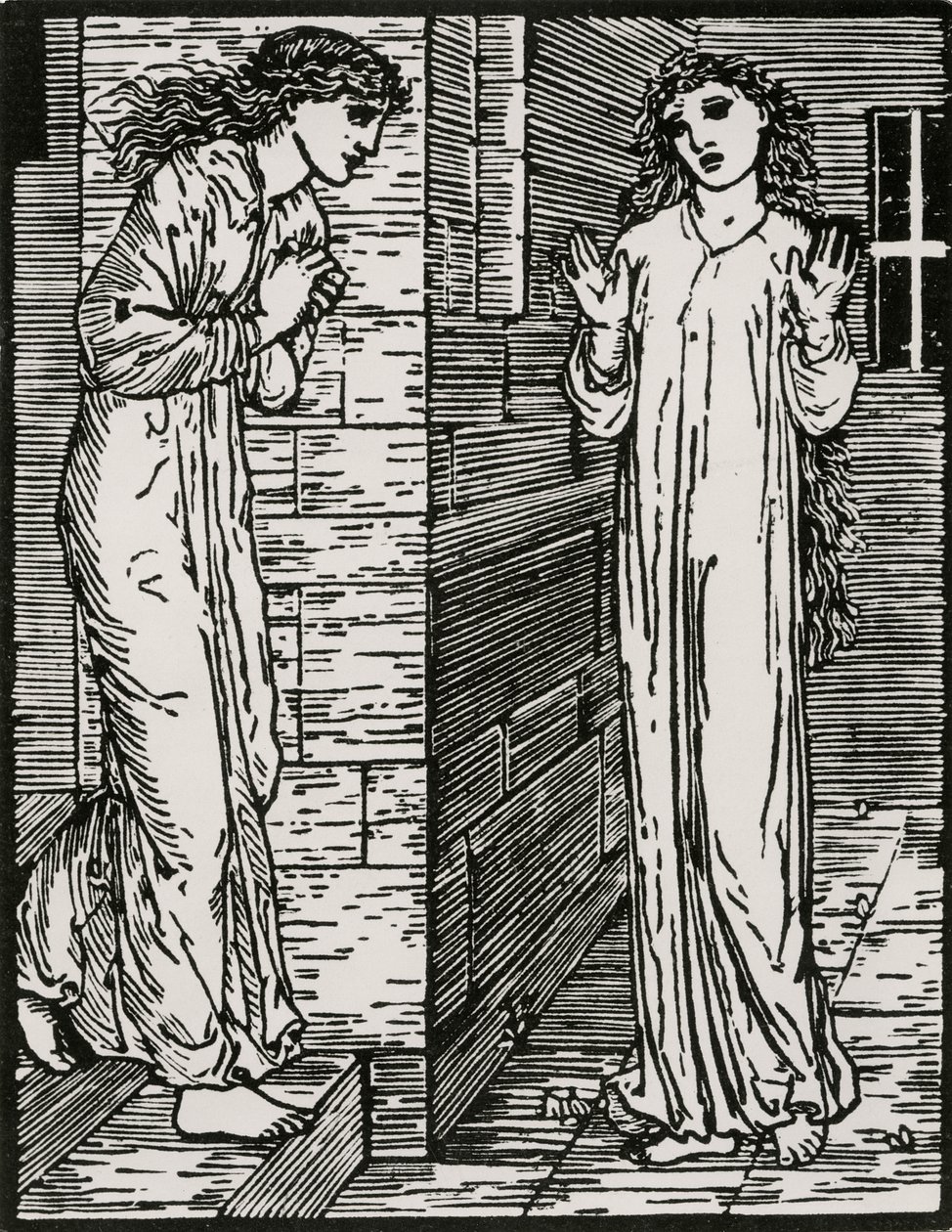 Comes to the First Sister by Edward Coley (after) Burne Jones